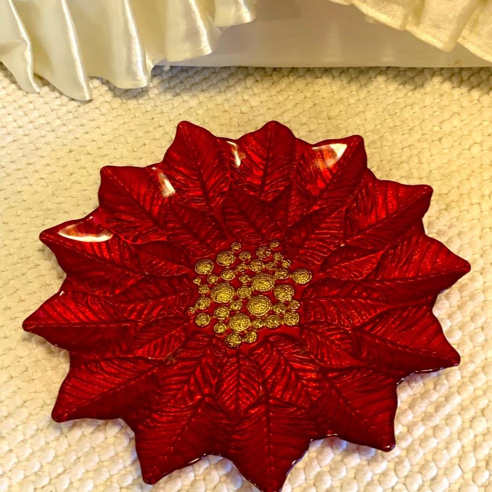 CHRISTMAS TURKISH GLASS DISH